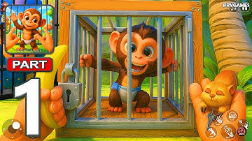 I Am Pranks Monkey Simulator - Gameplay Walkthrough Part 1 - Prank Monkey Zoo (iOS, Android)