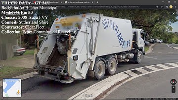 All Sutherland Garbage trucks I managed to get on Google Maps - Part 2 (Click blue links below)