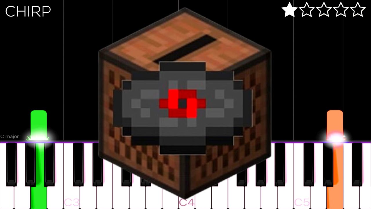 Chirp - Minecraft - C418 | EASY Piano Tutorial