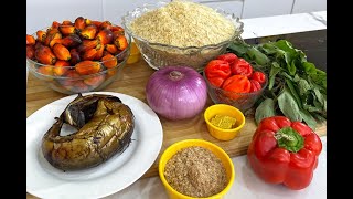 Banga Rice | Easy Palm nut Rice Recipe