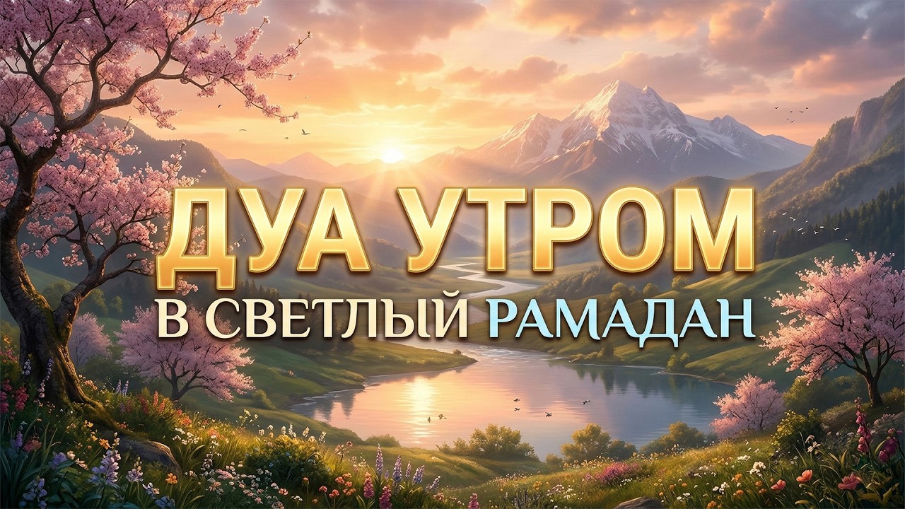 ☀️ НАЧНИ ДЕНЬ С ДУА В РАМАДАН 🌙