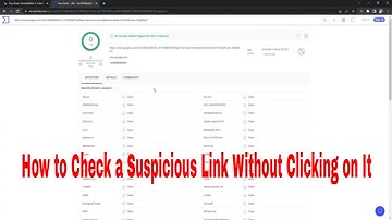 How to Check a Suspicious Link Without Clicking on It (Scan Virus  online)