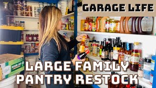 Multiple PANTRY RESTOCK + ORGANIZATION | EMERGENCY‼ Prepper PANTRY