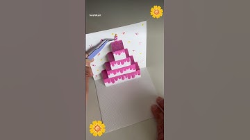 how to make a birthday card#beautiful birthday card#card#viral YouTube short#YouTube shorts