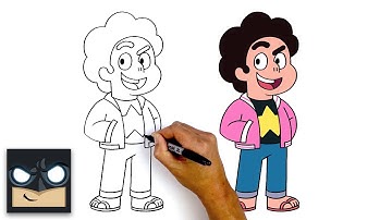How To Draw Steven Universe ⭐️ Step By Step Tutorial