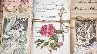 Tall French Document Journal DT Project for #RubyTuesdaydt