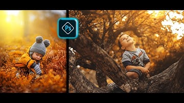 Photoshop Tutorial  - How To Add Amazing Autumn colour Effect