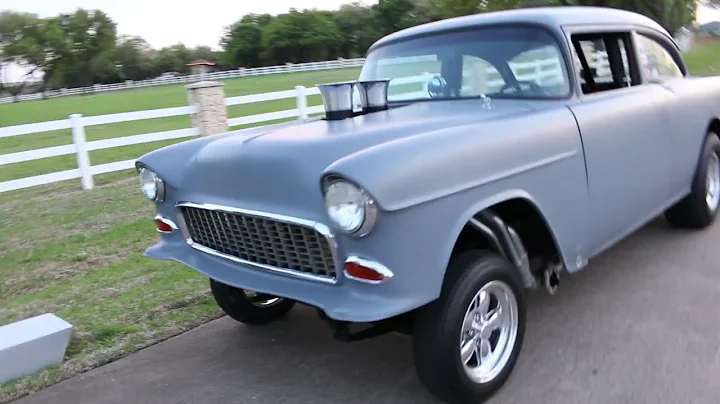 1955 Chevy Gasser, 496 Merlin, automatic, brought ...