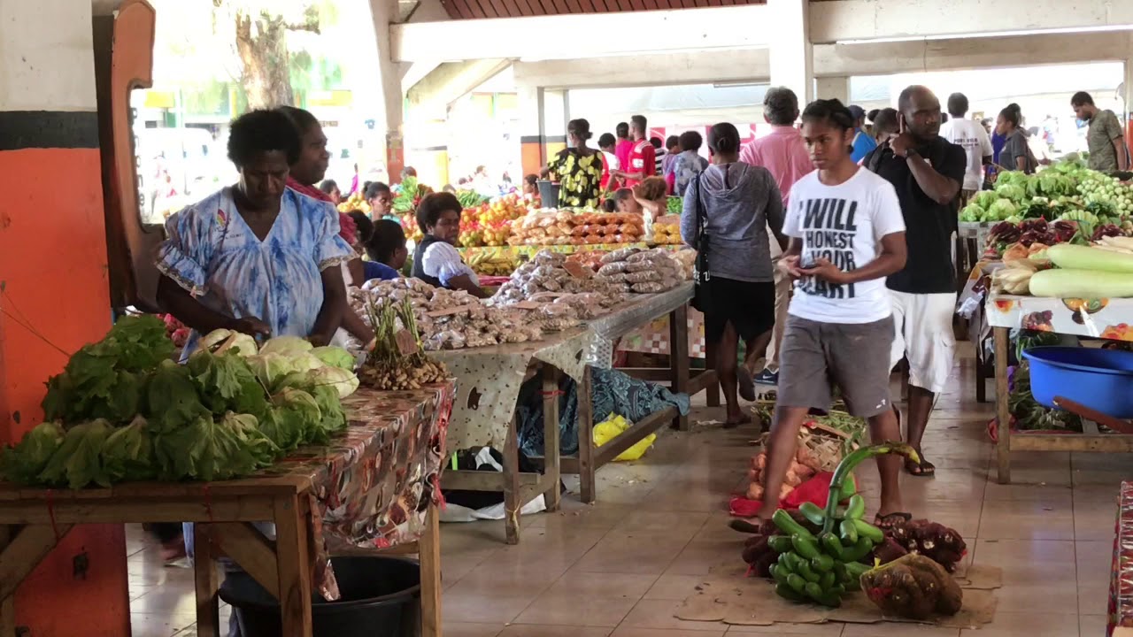 Walking Around Port Vila In Vanuatu