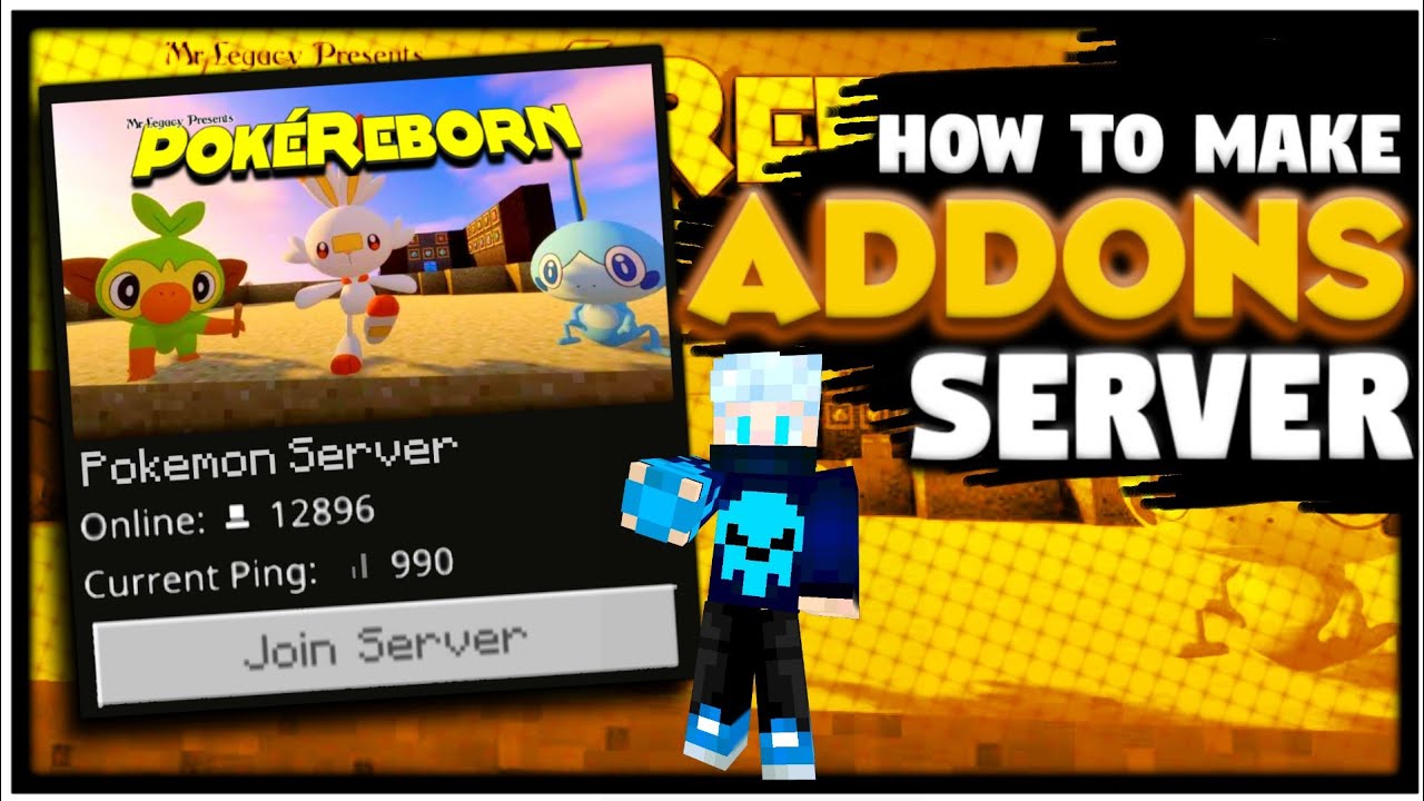 How To Make Pokemon Servers For Minecraft Pocket Edition | pokemon in