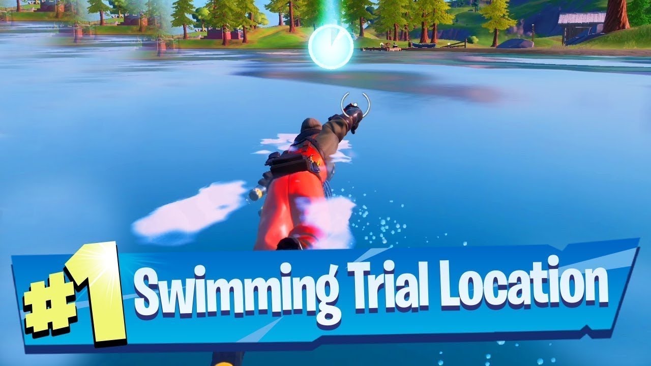 Complete ThE Swimming TimE At Dirty Docks Location Fortnite ( WeeK 4