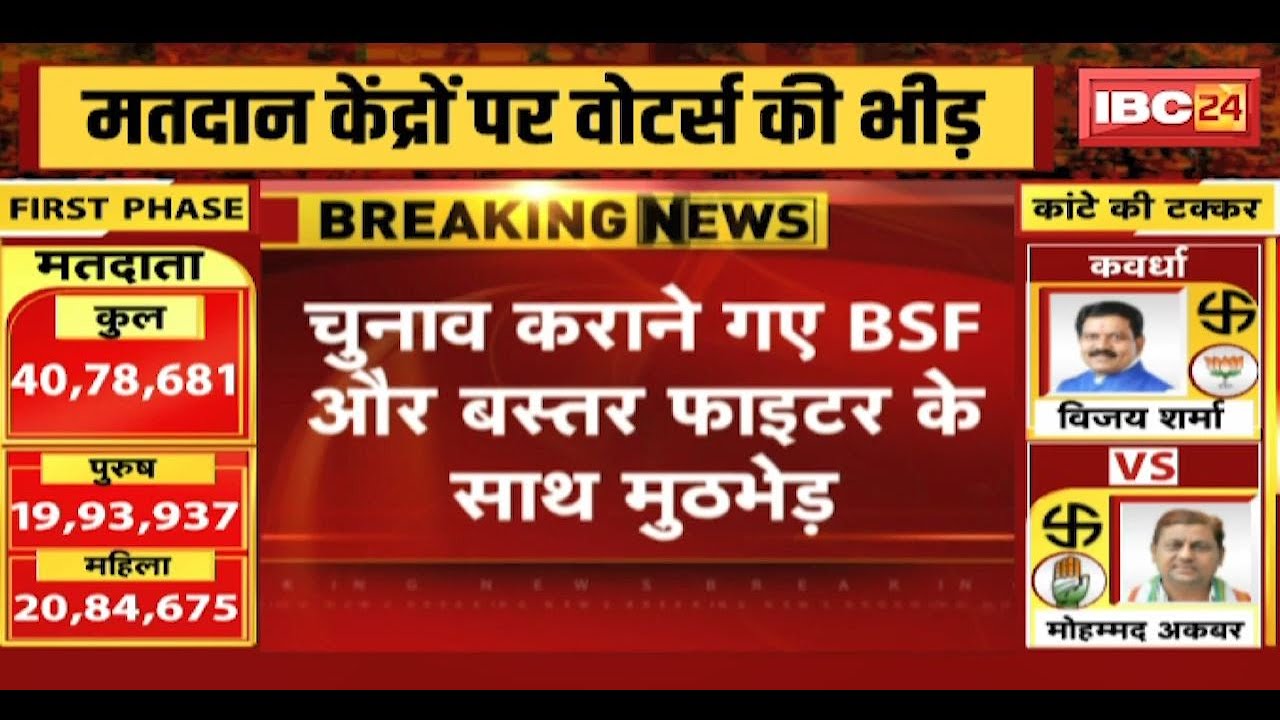 CG Election Voting 2023 चुनाव कराने गई BSF और Bastar Fighter की टीम