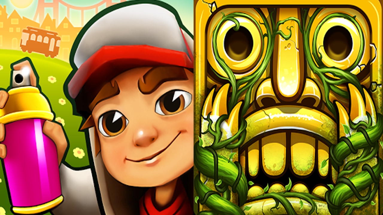 Subway Surfers Havana VS Temple Run 2 Blazing Sands Android Gameplay HD