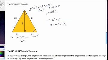 Applying Special Right Triangles