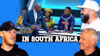 Family Feud South Africa - Where in the "IN DA BELLY" are you from?REACTION!! | OFFICE BLOKES REACT!