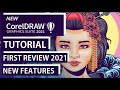 CorelDRAW 2021 - Full Tutorial for Beginners [+Brand New Features ]