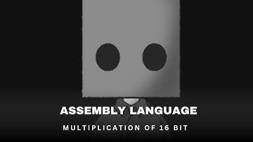 Multiplication of 16-bit using TASM software in DosBox | 8051 Assembly Language Programming