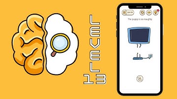 The puppy is so naughty Brain Find Answers Level 13