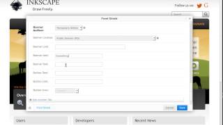 Inkscape Website Shield Widget