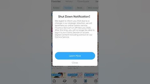 The Shut-Down news of Bilibili Comic : / #bilibili #comics #shutdown #news