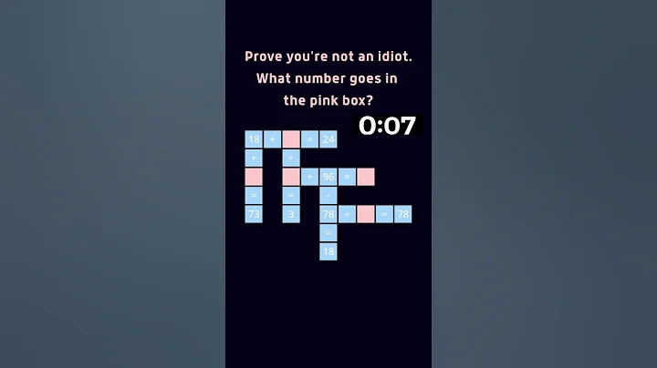 Only 1% of people can solve this on the first try. Are you one of them? #proveit