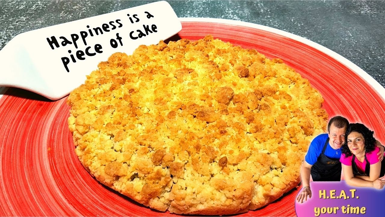 SBRICIOLATA ALLA NUTELLA in forno ed in friggitrice ad aria - NUTELLA CRUMBLE CAKE in the air fryer