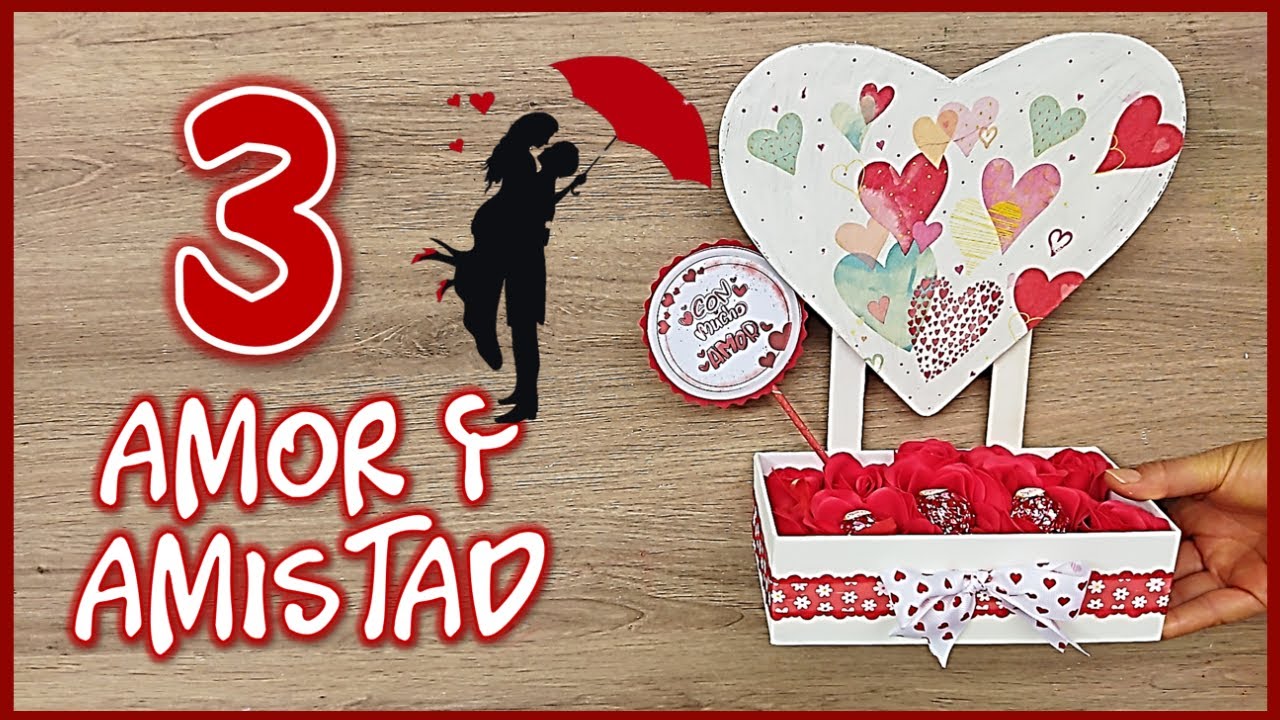 3 IDEAS PARA HACER Y VENDER EN EL DÍA DEL AMOR Y AMISTAD - Manualidades para San Valentín