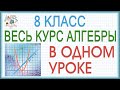 Повторение изученного в 8 классе Алгебра все темы просто! Вся алгебра 8 класса в одном уроке