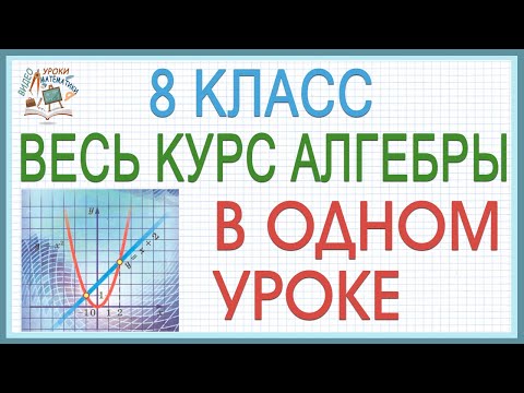 Повторение изученного в 8 классе Алгебра все темы просто! Вся алгебра 8 класса в одном уроке