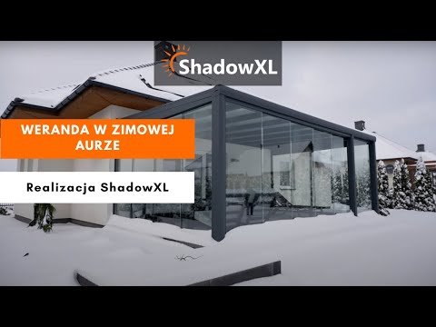 Szklana zabudowa tarasu dostosowana do użytkowania tylko w cieplejsze dni | Realizacje ShadowXL
