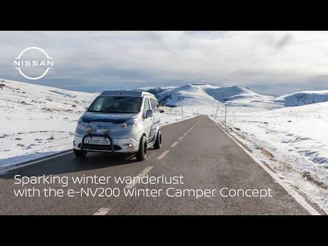 Sparking winter wanderlust with the e-NV200 Winter Camper Concept