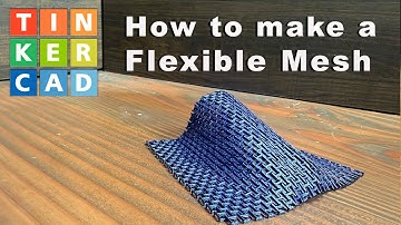 Learn How to Make a 3D Printed Mesh Material in Tinkercad