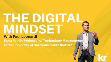 The Digital Mindset: Our speaker Paul Leonardi takes us through what he