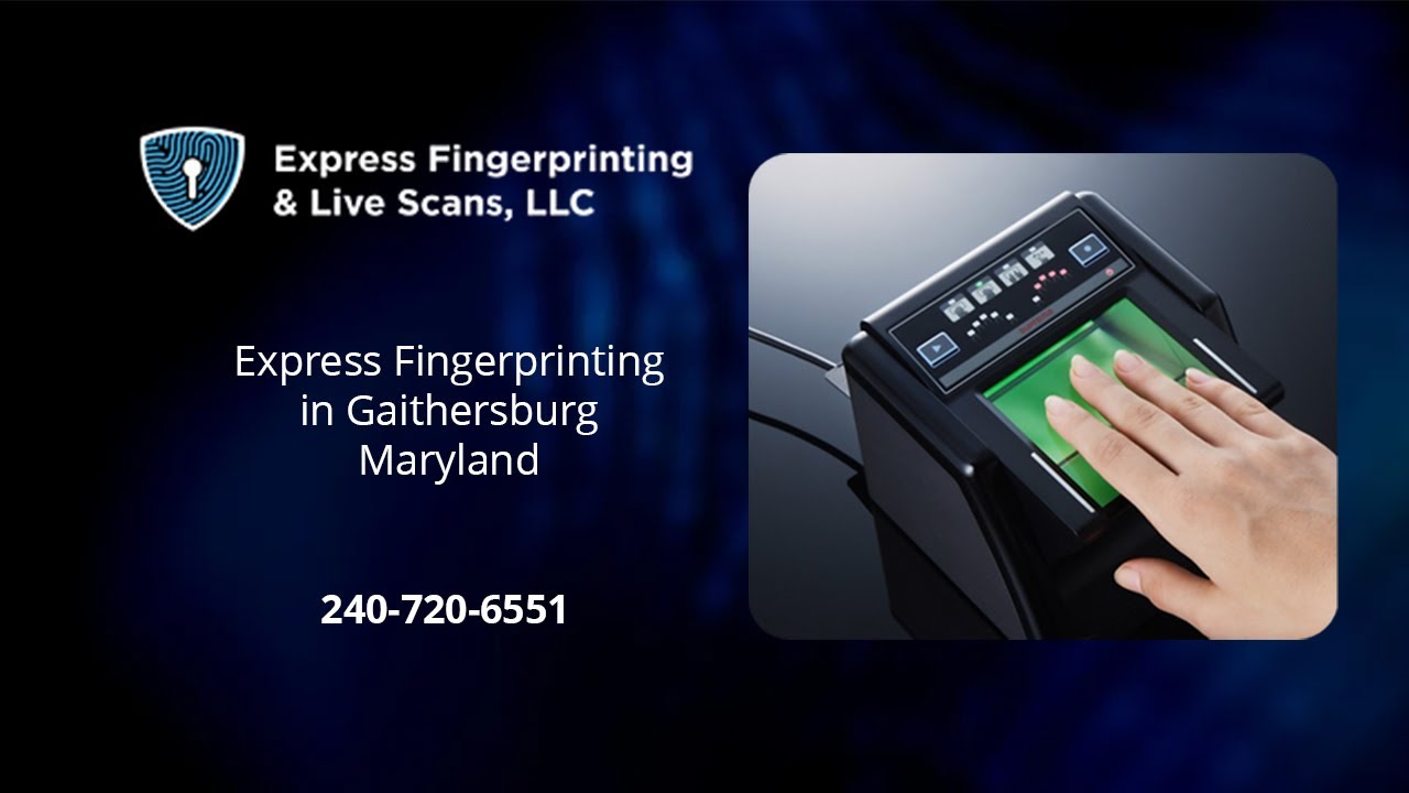 Express Fingerprinting and Live scans, LLC YouTube