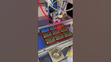 Automated application of UV conformal coating #automated #engineering