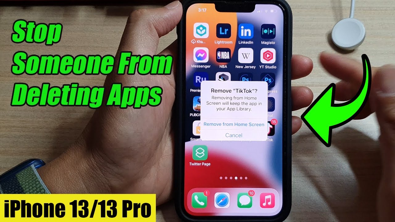 iPhone 13/13 Pro: How to Stop Someone From Deleting Apps - YouTube