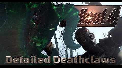 Fallout 4 Mods: Detailed deathclaws ~ HD Deathclaw retexture