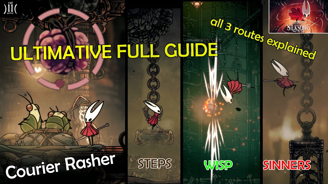 Courers Rasher Couriers Rasher EASY Full Guide #silksong - YouTube