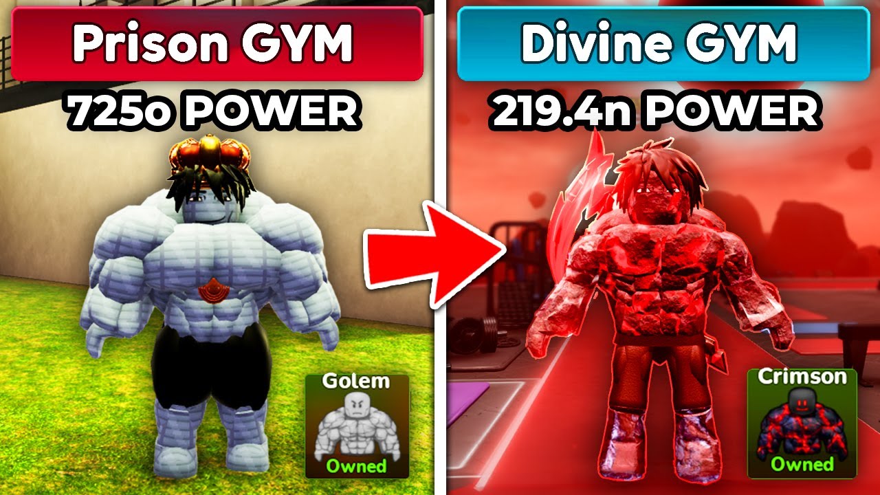 I Unlocked NEW Divine Gym in Update 14 of Gym League! (Roblox)