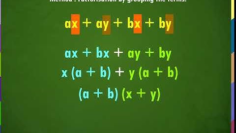 Factorisation | Kriti Educational Videos class-8