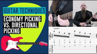 [Guitar Techniques] Economy Picking vs. Directional Picking