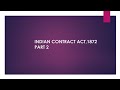 INDIAN CONTRACT ACT 1872|PART2|CHAP 2.4- 2.6|BUSINESS LAW AND ETHICS|CMA INTER|ICMAI MATERIAL
