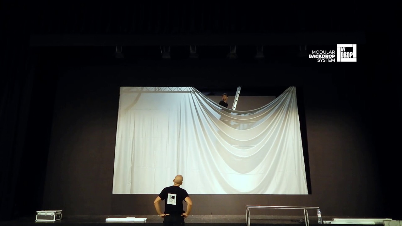 structured cabling AV Drop Modular BackDrop System