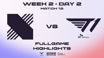 DRX vs T1 Highlights ALL GAMES LCK Spring Split 2022 | W2D2 | DRX vs T1