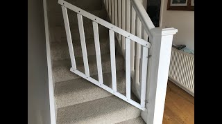 The (nearly) Invisible Folding Stair Gate Part 2 of 2