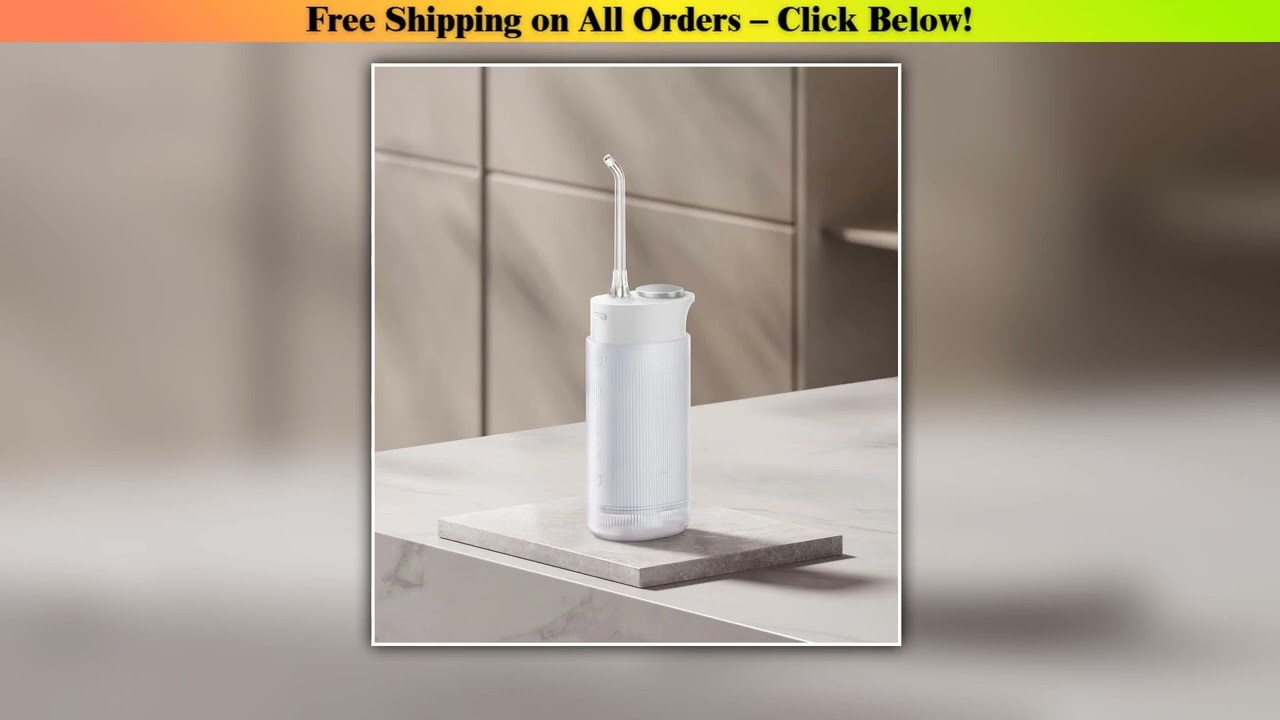 New Xiaomi MIJIA Electric Oral Irrigator F400 Portable Water Pick Flosser Teeth Whitening Remove