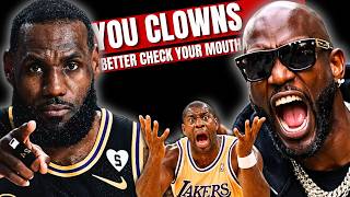 Kevin Garnett Went NUCLEAR On LeBron And KD For What They Said About Magic Johnson