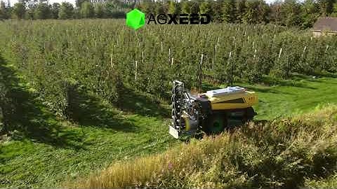 The AgBot 2.055W3 with the H.S.S. Sprayer in action!