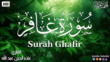 Surah Ghafir   سورة غافر كاملة ||  بصوت هادئ وجميل 😴💚||القارئ علاء الدين عبد الله