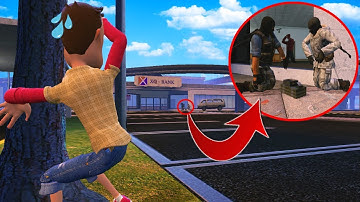STOPPING A BANK ROBBERY HEIST?! (Garry